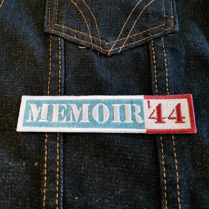 Memoir '44 boardgame embroidered patch.