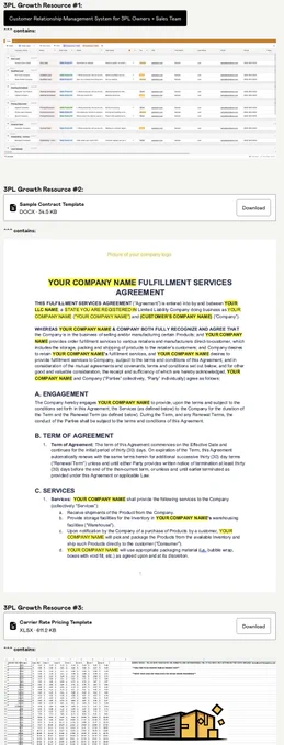 3PL Growth Resources
