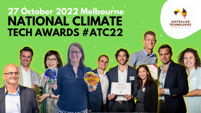 Tickets here https://events.humanitix.com/australian-climate-technologies-awards