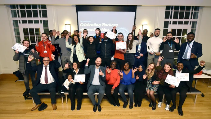Group picture at our apprenticeships graduation ceremony 
