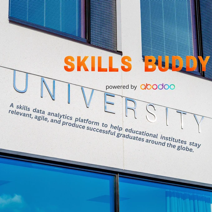 Universities all over the world are now placed to propose solutions and develop opportunities for their students and graduates. Abodoo is delighted to share that we launched a solution - Skills Buddy powered by Abodoo.

#bridgethegap #skillsplatform #graduates #students #industryneeds #university #institutions #SkillsBuddy #Abodoo #IAU #future