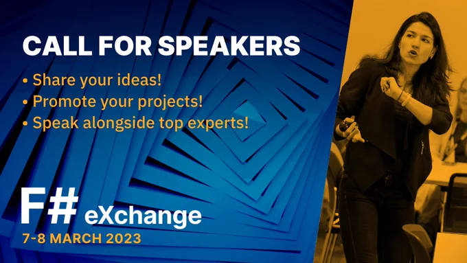 Be a part of the F# eXchange conference — Our call for speakers is now open!