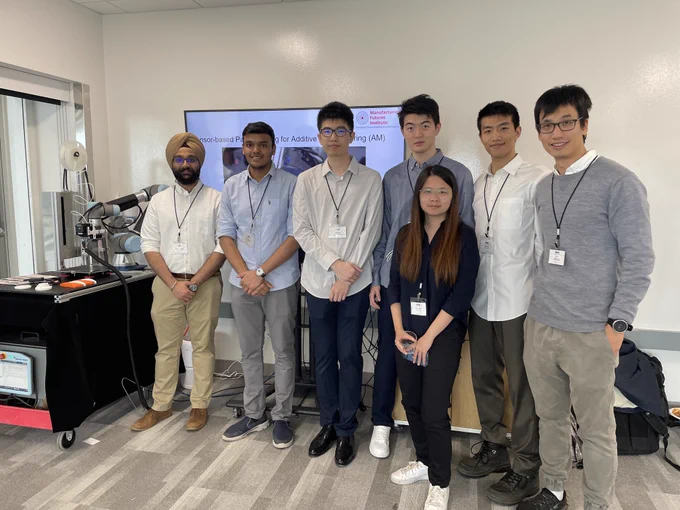 Next Manufacturing students and faculty.