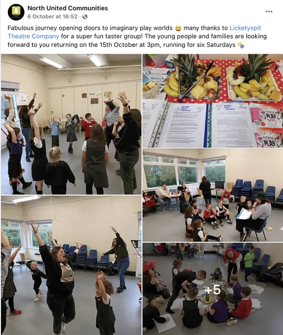 Photos from Porridge & Play Ruchill taster last week with North United Communities. 