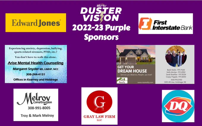 Thanks to our Purple Sponsors for their support!