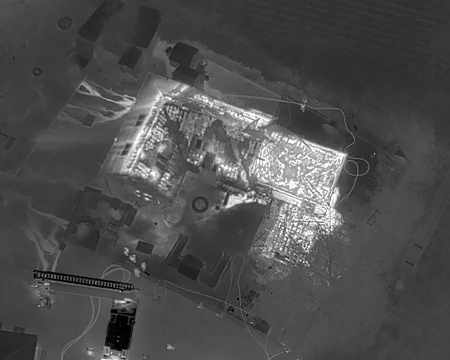 Thermal image of incident