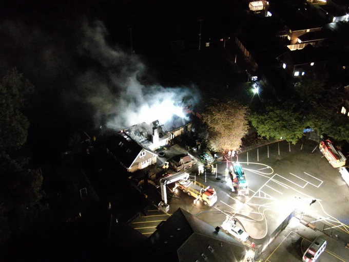 Aerial image of incident