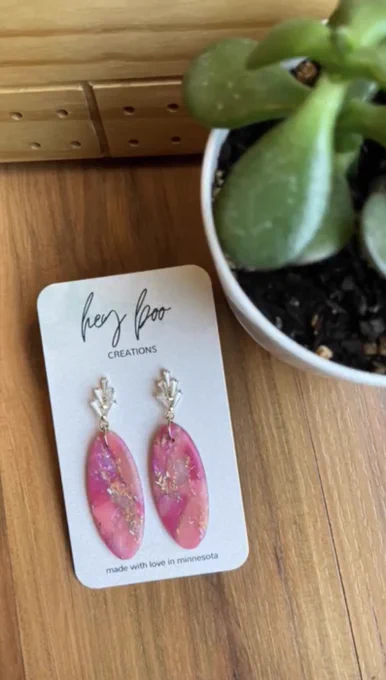 Hey Boo Creations earrings