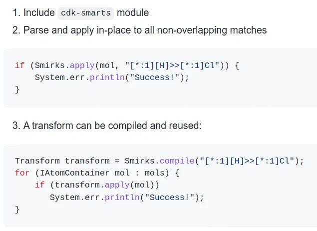 Screenshot of the linked page showing two ways to use the API