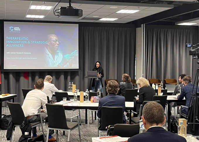 Tabasum Farzaneh speaking at ASAP European Alliance Summit