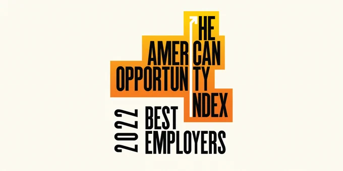 The American Opportunity Index 2022 best employers. 