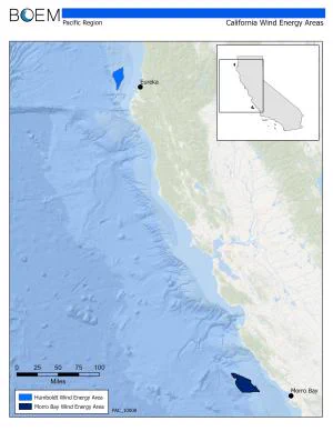 map of the California lease sale areas