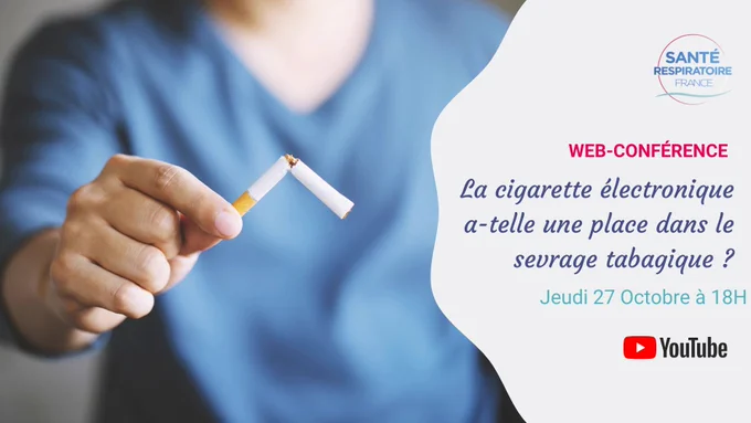 [ Web-conférence ] La cigarette électronique a-t-elle une place dans le sevrage tabagique ?
