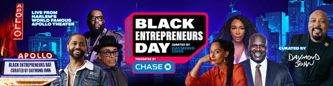 Black Entrepreneurs Day is the ultimate celebration of Black business and entrepreneurship. Highlighted by insightful conversations with Black business icons including Spike Lee, SHAQ, Venus Williams, Tracee Ellis Ross, Killer Mike, and many more, plus a live musical performance from global superstar Big Sean, Black Entrepreneurs Day has quickly become one of the most impactful purpose-driven events in the world.

Created in 2020 by Daymond John, the founder and CEO of FUBU and Co-Star of ABC’s four-time Emmy Award winning show, Shark Tank, the event has raised over $650,000 in Black Business grants in partnership with the NAACP and has inspired millions of fans!