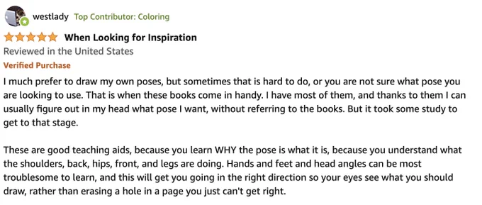 Amazon review for the Poses for Artists book series! www.PoseMuse.com
