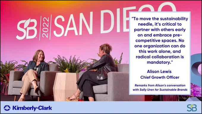Alison Lewis at Sustainable Brands 2022