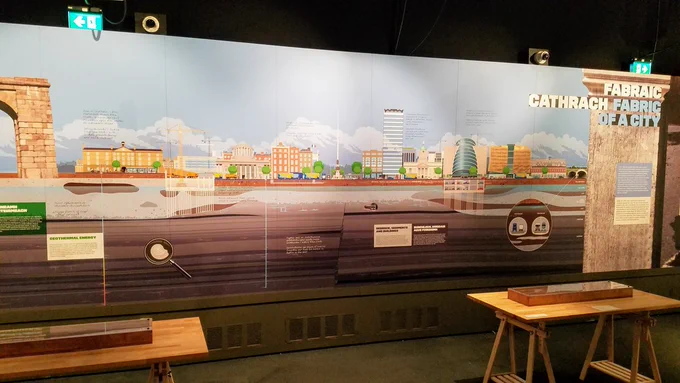 Fabric of a City - cross section of Dublin from Collins Barracks to the sea - Down to Earth, National Museum of Ireland, Collins Barracks.