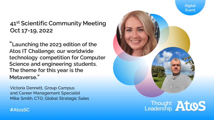 Launching the 2023 edition of the Atos IT Challenge; our worldwide technology competition for Computer Science and engineering students. The theme for this year is the Metaverse.
