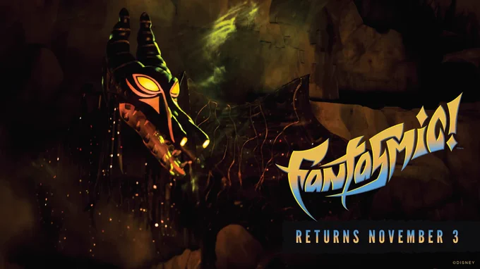 “Fantasmic!” returns to Disney’s Hollywood Studios Nov. 3