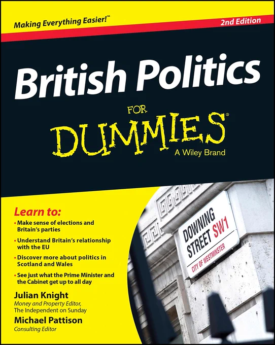 Book cover for British Politics for Dummies
