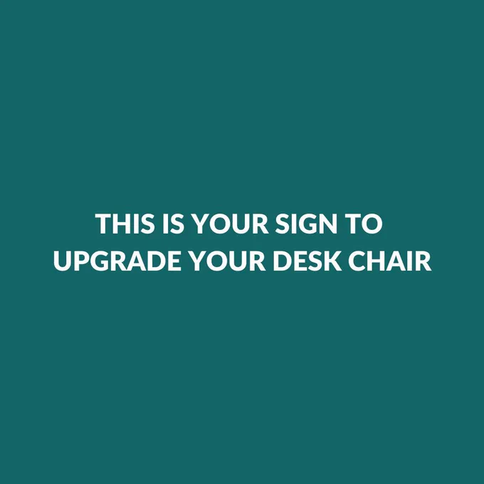 This features a text that give the reader an idea to upgrade their desk chair.
