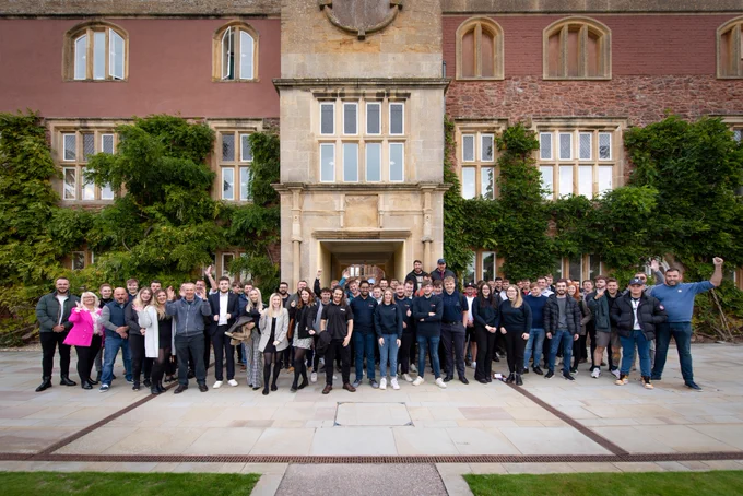 An image showing a group of Hinkley Point C apprentices.