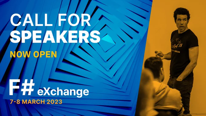 Be a part of the F# eXchange conference — Our call for speakers is now open!