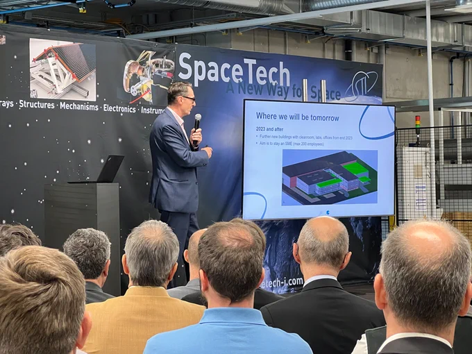 Wolfgang Pitz giving his opening speech

