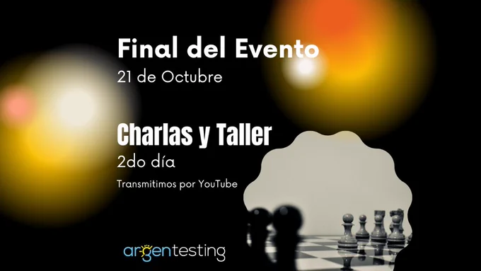 Argentesting 2022 | 7ma edición | 21 Oct Final del Evento
Nuestra agenda https://argentesting.com/agenda-2022/