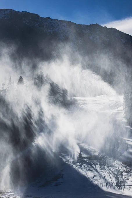 abasin snowmaking opening day sunday october 23 announcement