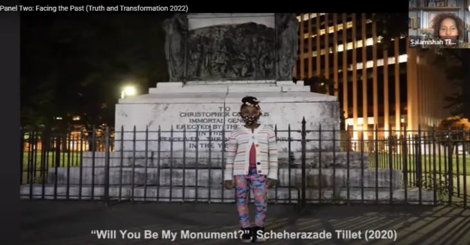Dr. Salamigha Tillet's 2020 project in Newark, NJ to transform empty buildings into mural spaces. 