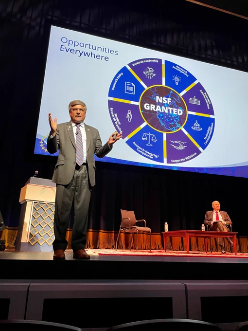 NSF Dir. Panchanathan delivered a presentation about NSF for the Civic Scientist Lecture Series at Rice University's Baker Institute for Public Policy.