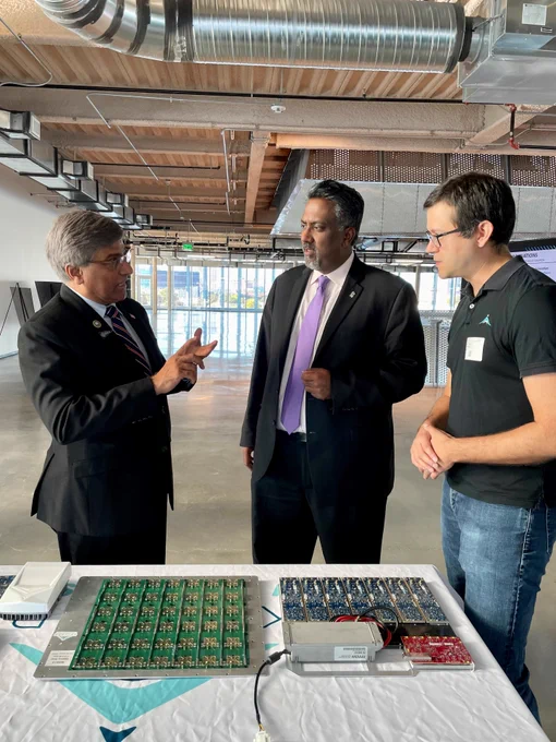 NSF Dir. Panchanathan at Openstax and Skylark wireless at The Ion, Rice University.