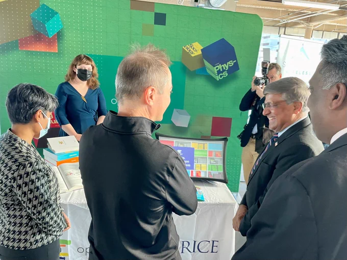 NSF Dir. Panchanathan at Openstax and Skylark wireless at The Ion, Rice University.