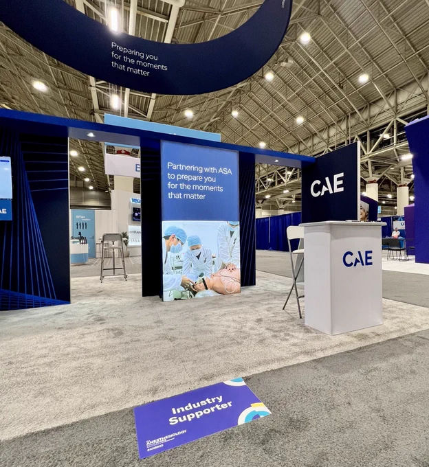 Exhibit at a trade show