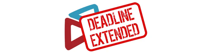 Deadline extended graphic