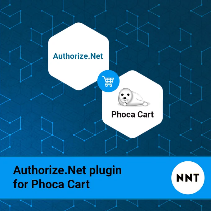 A payment plugin for Phoca Cart to accept credit or debit cards, electronic checks and deposit funds automatically via Authorize.net Payment Gateway