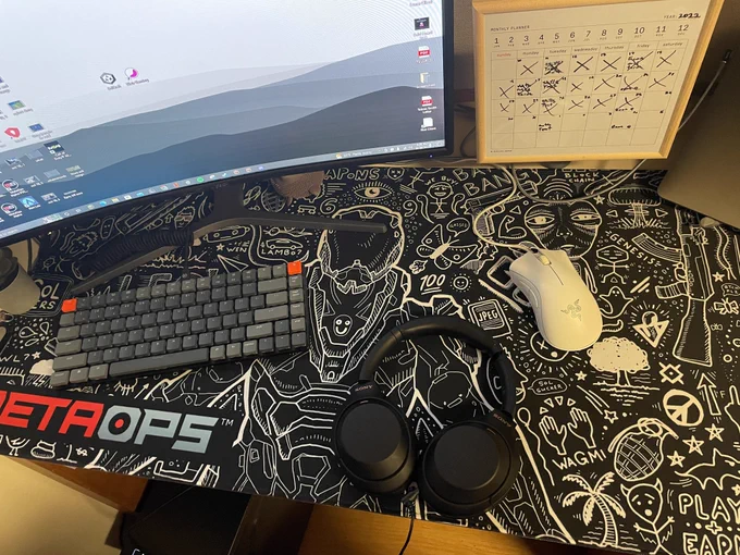 Hi, gamers! We hope you're all having a great Sunday.

We're so excited to see everyone's cool new setups with the Doodle Mousepads already in place🔥

Get your own today👇
https://bit.ly/doodlemousepad

#Web3 | #Gaming | #GameFi