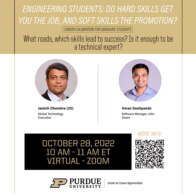 Flier with panelist photos