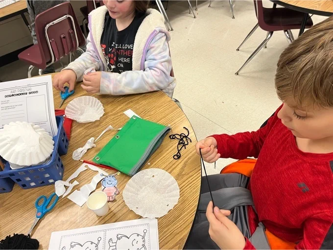 Engineers construct their alien parachutes  