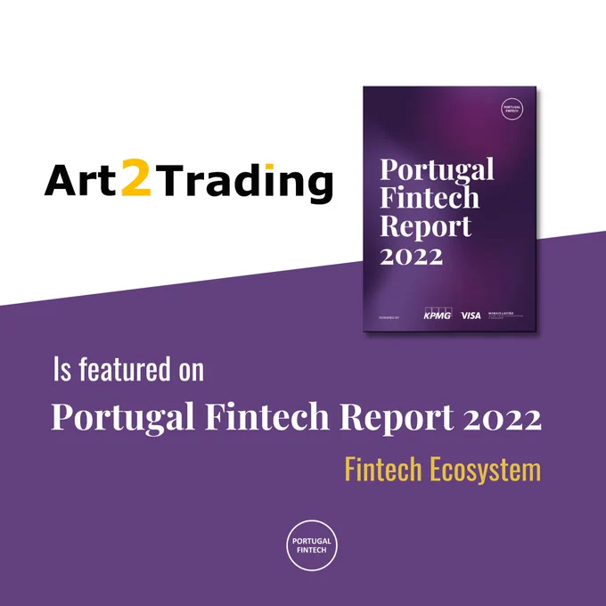The announcement that Art2Trading is part of the Portugal Fintech Report 2022