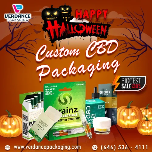 Mega Offer On CBD Packaging With 30% Discount On Halloween by Verdance Packaging