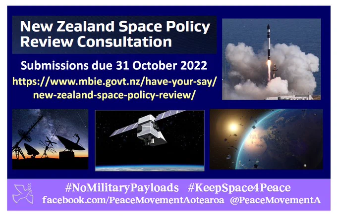 HaveYourSay #KeepSpace4Peace 👉 https://www.facebook.com/PeaceMovementAotearoa/posts/5566146330099357
