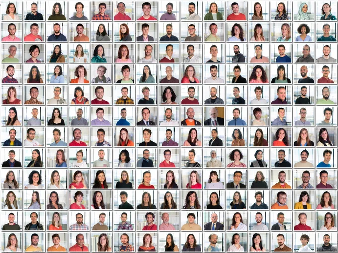 A composition that displays the image of each and every member of CIC energiGUNE.