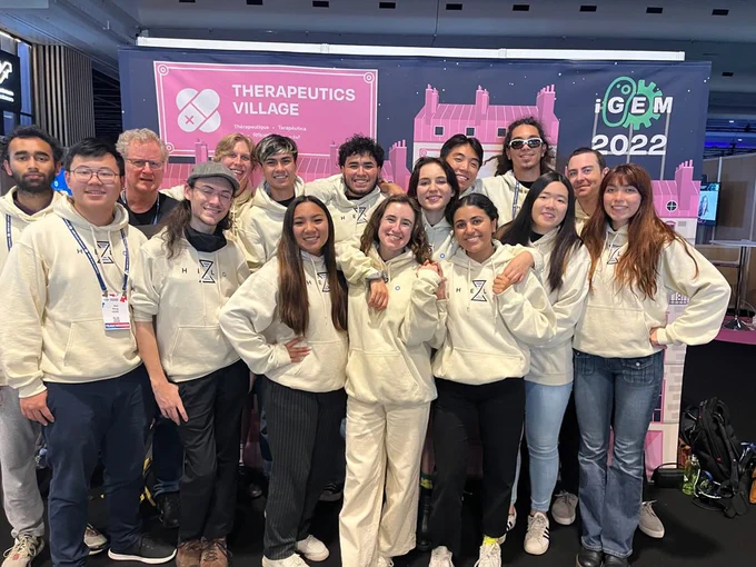 Team UCSC at the 2022 iGEM Grand Jamboree in Paris, France.