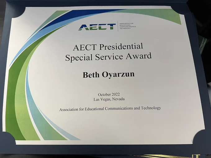Presidential Service Award certificate