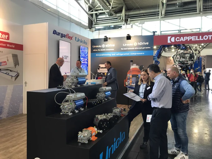 Valeria Paioli talking Unicla at BAUMA 2022