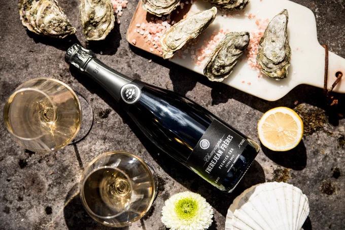 🍾 Champagne Frerejean Frères Pemier Cru Extra Brut: a perfect pairing for oysters!