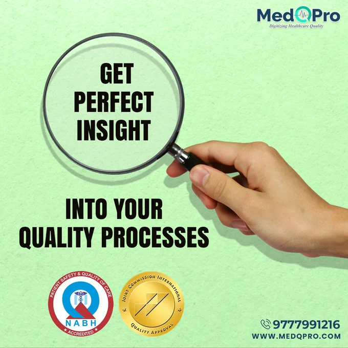 Not Just Monitoring! Get perfect insight into the quality processes of your hospital. 

To know more about India’s most comprehensive Hospital QMS software visit us at www.medqpro.com and contact us @  91 9777991216

#hospitalsoftware #nabhaccredited #qualityassurance #jci #nabhhospital #qualityimprovement #qualitymanagementsystem  #eqms #qms #incidentmanagement #nabh #hospitalmanagement #hospitaladministration #lmssoftware #dubaihealthcare 