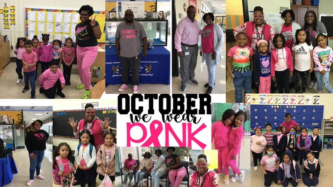 Rose Valley Elementary...We Wear Pink in October!
